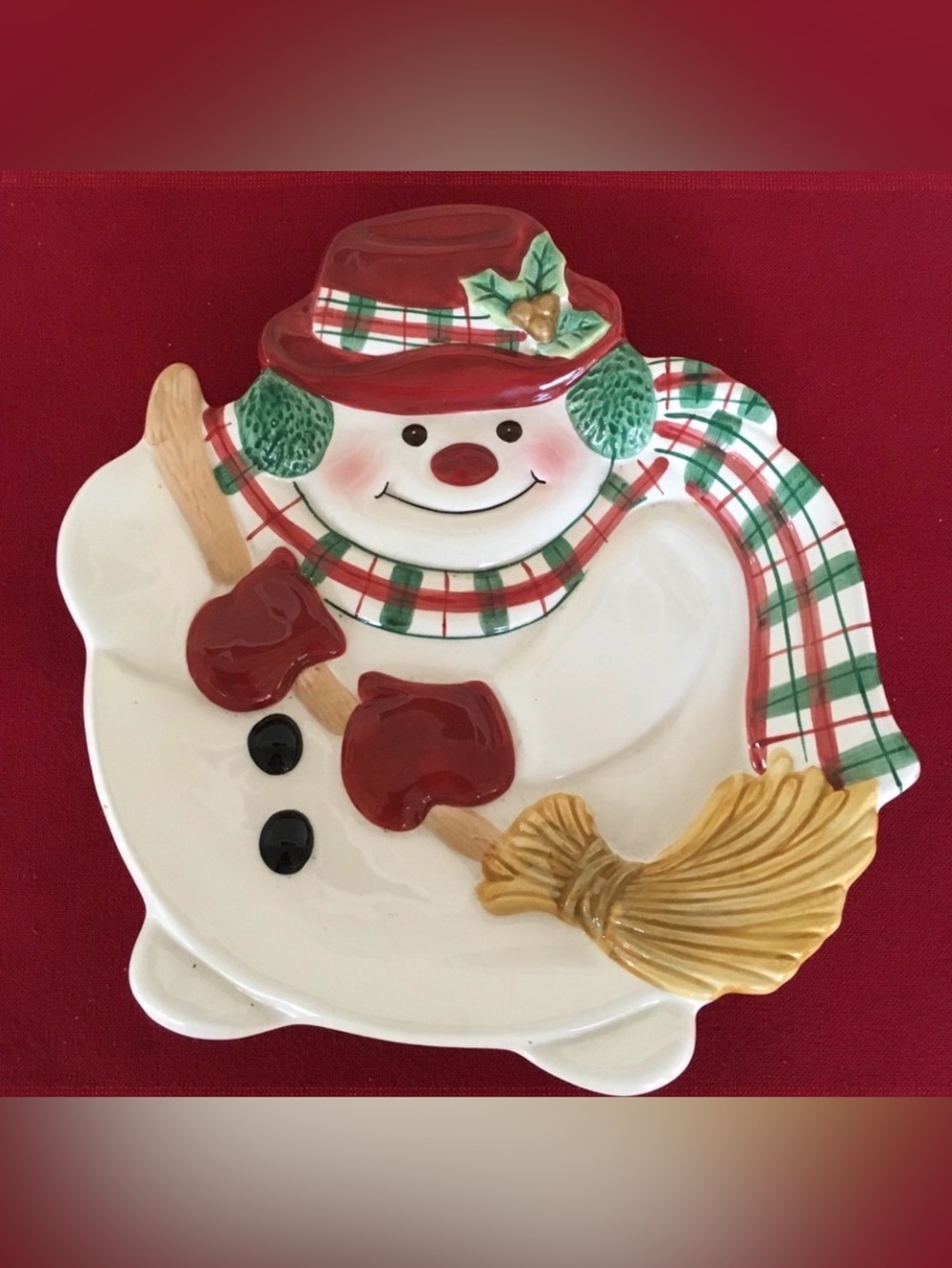 Fitz And Floyd Xmas Candy Dish.